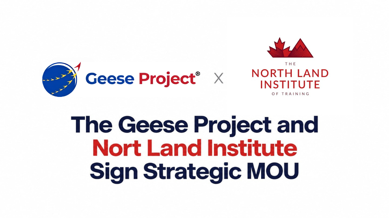 The Geese Project and Nort Land Institute Sign Strategic MOU